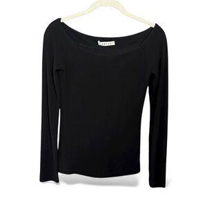 GBTSO Off-Shoulder Black Women's Top